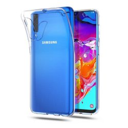   Tech-Protect Flexair Samsung Galaxy A70 szilikon hátlap, tok, átlátszó