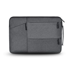   Tech-Protect Pocket Mackbook Pro 15" sötét táska, szürke