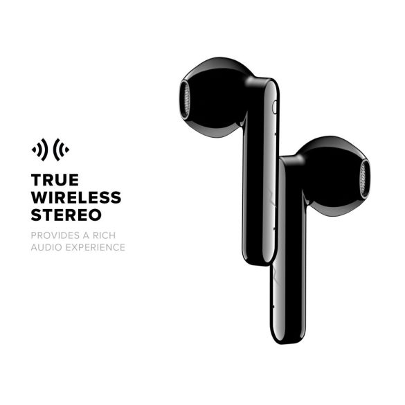 ZIZO PULSE Z6 vezeték nélküli bluetooth headset töltő tokkal és kábellel, fekete-piros