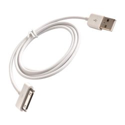   Forever 30-pin kábel iPhone, iPad készülékekhez, 1m, 1A, fehér