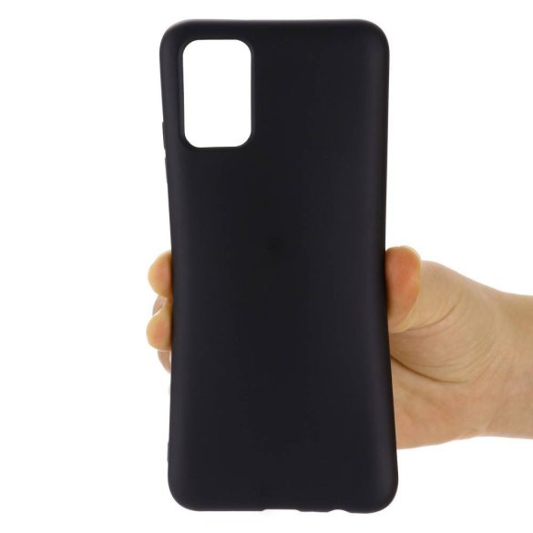 Silicone Case Samsung Galaxy A02S szilikon hátlap, tok, fekete