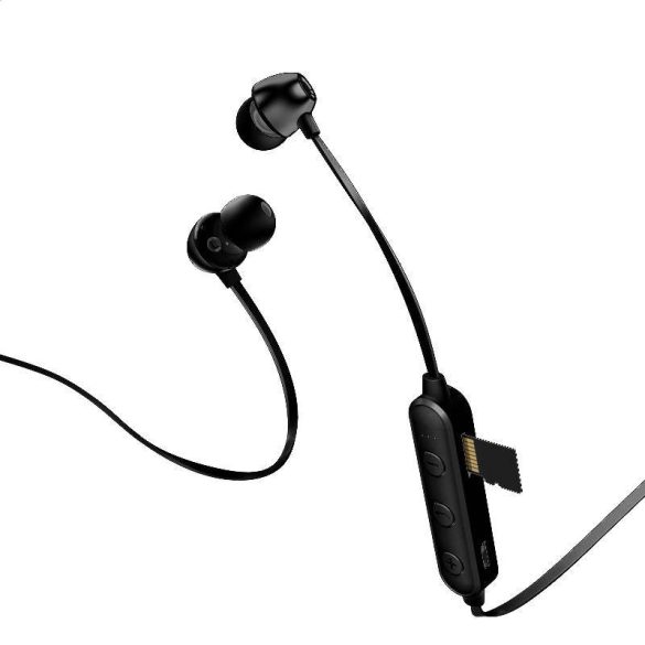 Kaku Magnetic Sports KSC-411 Wireless, Bluetooth vezeték nélküli headset, fülhallgató, fekete