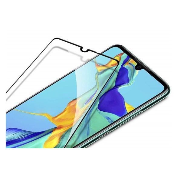 Samsung Galaxy A20e 5D Full Glue edzett üvegfólia (tempered glass) 9H keménységű, fekete