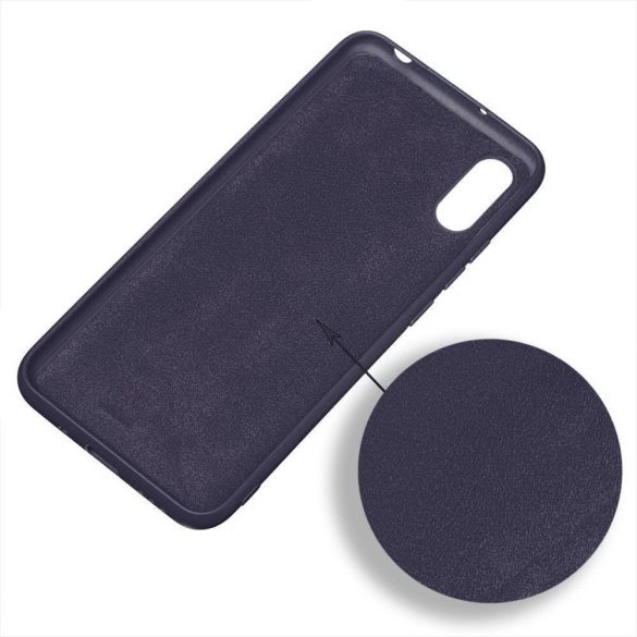 Silicone Case Xiaomi Redmi 9A/9AT/9i hátlap, tok, sötétkék