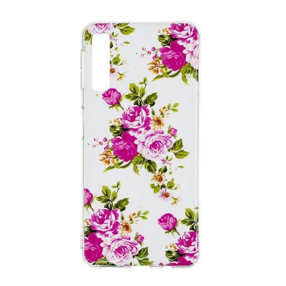 Slim Case Art Vivid Flower Samsung Galaxy A7 (2018) szilikon hátlap, tok, mintás, színes