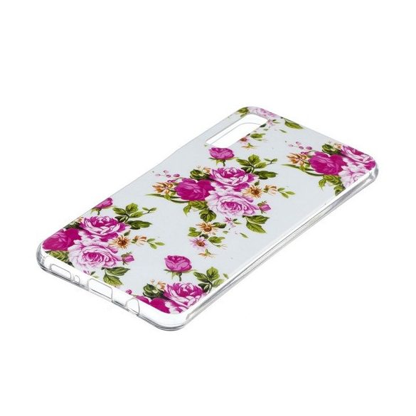 Slim Case Art Vivid Flower Samsung Galaxy A7 (2018) szilikon hátlap, tok, mintás, színes