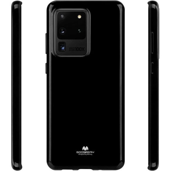 Mercury Goospery Samsung Galaxy S20 Ultra Jelly Case hátlap, tok, fekete