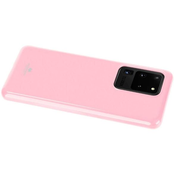 Mercury Goospery Samsung Galaxy S20 Ultra Jelly Case hátlap, tok, rózsaszín