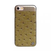   Uunique iPhone 7/8 Sage Ostrich Hard Shell hátlap, tok, zöld