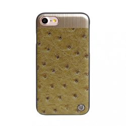   Uunique iPhone 7/8 Sage Ostrich Hard Shell hátlap, tok, zöld