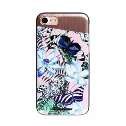   Uunique iPhone 7/8 Tropical Butterfly Hard Shell, hátlap, tok, pillangó-virágmintás, színes