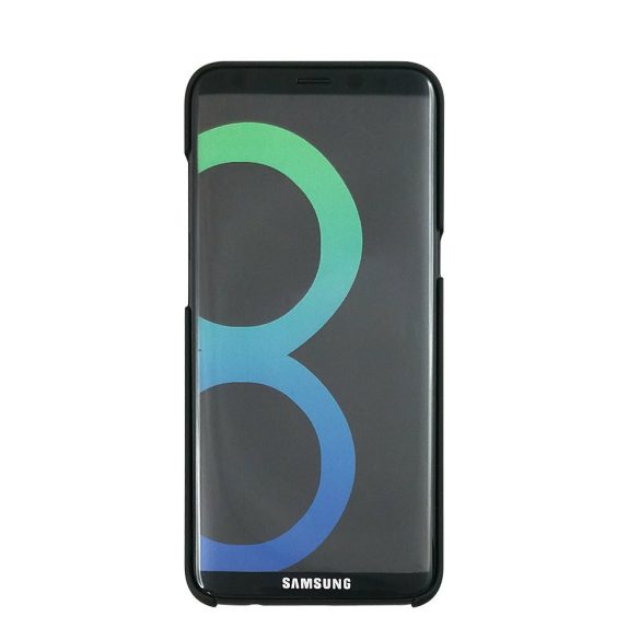 Uunique Samsung Galaxy S8 Mode Diamond Emboss & Rosewood Hard Shell hátlap, tok, fekete-barna