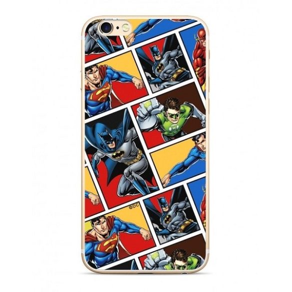 DC Comics "Az Igazság Ligája" 001 Samsung Galaxy A20e hátlap, tok, mintás, fekete