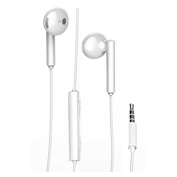 Huawei AM-115 gyári headset, fülhallgató, fehér