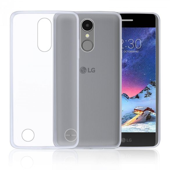 LG K8 (2017) Extra Slim 0.3mm szilikon hátlap, tok, átlátszó