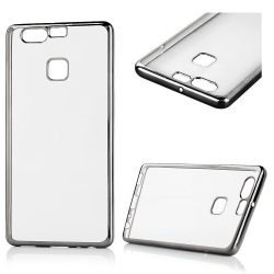 Clear Case Huawei P8 Lite hátlap, tok, átlátszó-ezüst 