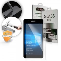   Microsoft Lumia 950 LCD Glass Screen kijelzővédő edzett üvegfólia (tempered glass) 9H keménységű (nem teljes kijelzős 2D sík üvegfólia), átlátszó