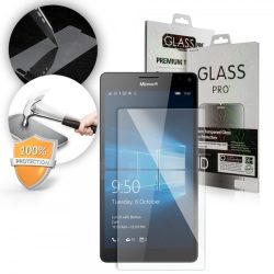   Microsoft Lumia 950 XL LCD Glass Screen kijelzővédő edzett üvegfólia (tempered glass) 9H keménységű (nem teljes kijelzős 2D sík üvegfólia), átlátszó