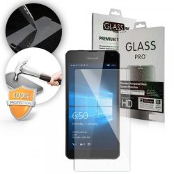   Microsoft Lumia 650 LCD Glass Screen kijelzővédő edzett üvegfólia (tempered glass) 9H keménységű (nem teljes kijelzős 2D sík üvegfólia), átlátszó