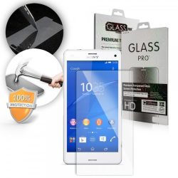   Sony Xperia Z3 mini LCD Glass Screen kijelzővédő edzett üvegfólia (tempered glass) 9H keménységű (nem teljes kijelzős 2D sík üvegfólia), átlátszó