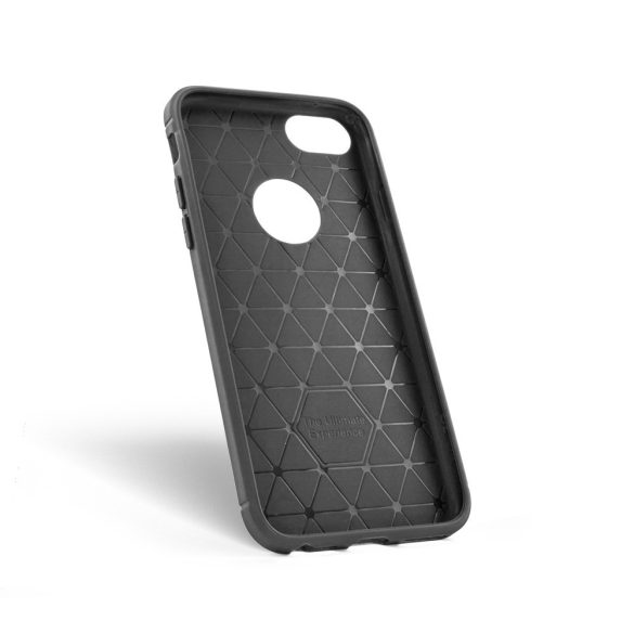 Back Case Carbon Flexi Samsung Galaxy S8 Plus hátlap, tok, szürke