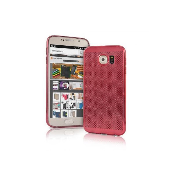 Back Case Luxury Samsung Galaxy A3 (2017) hátlap, tok, piros