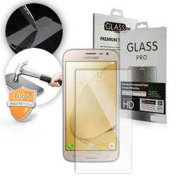   Samsung Galaxy J1 (2017) LCD Glass Screen kijelzővédő edzett üvegfólia (tempered glass) 9H keménységű (nem teljes kijelzős 2D sík üvegfólia), átlátszó