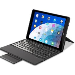   ESR iPad 9.7 (2018/2019) bluetooth billentyűzet oldalra nyíló tokkal, fekete