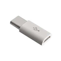   HT Micro USB-USB Type-C Data Sync átalakító adapter, fehér