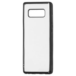   Samsung Galaxy Note 8 N950 Metalic Slim TPU hátlap, tok, fekete