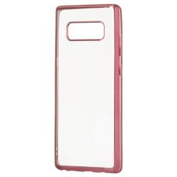   Samsung Galaxy Note 8 N950 Metalic Slim TPU hátlap, tok, rózsaszín