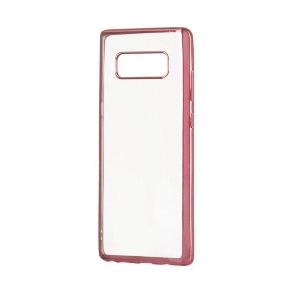 Samsung Galaxy Note 8 N950 Metalic Slim TPU hátlap, tok, rózsaszín