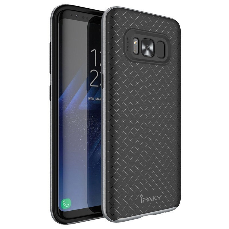 iPaky Samsung Galaxy S8 Plus Bumblebee Neo Hybrid hátlap, tok, acélszürke iPaky Samsung Galaxy S8 Plus Bumblebee Neo Hybrid hátlap, tok, acélszürke