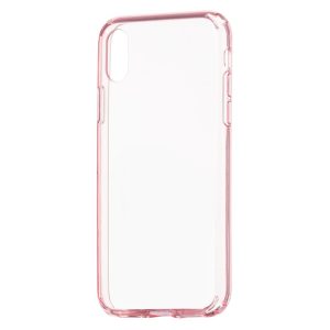 Remax iPhone X/Xs Crystal Shield hátlap, tok, rózsaszín
