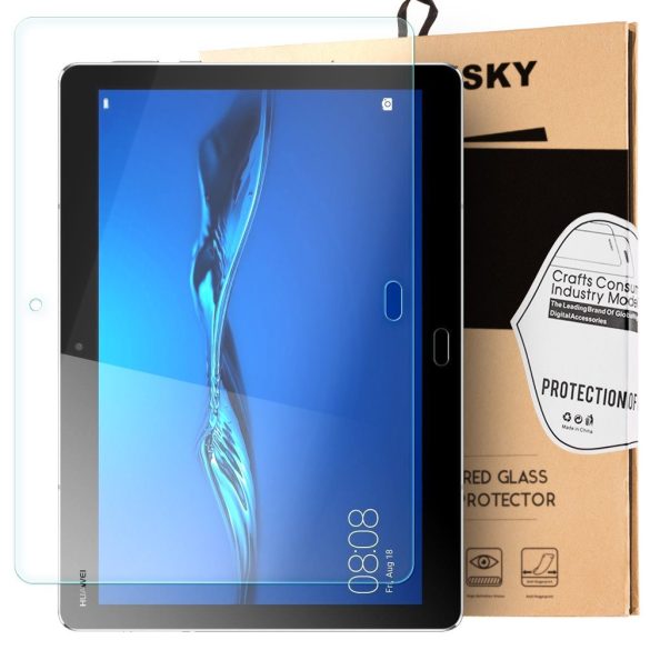 Wozinsky Huawei MediaPad M3 Lite 10" kijelzővédő edzett üvegfólia (tempered glass) 9H keménységű (nem teljes kijelzős 2D sík üvegfólia), átlátszó