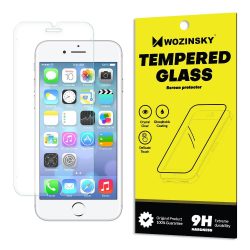   Wozinsky iPhone 6/6S/7/8/SE (2020/2022) kijelzővédő edzett üvegfólia (tempered glass) 9H keménységű (nem teljes kijelzős 2D sík üvegfólia), átlátszó