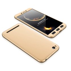 Full Body Case 360 Xiaomi Redmi 5A hátlap, tok, arany