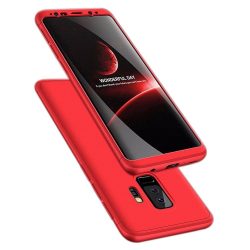   Full Body Case 360 Samsung Galaxy S9 Plus, hátlap, tok, piros