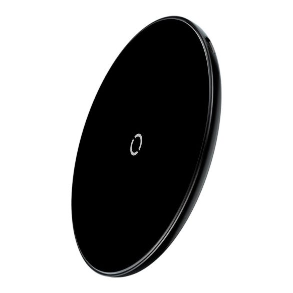 Baseus Simple Stylish Wireless Charger, univerzális asztali vezeték nélküli töltő, 2A, 10W, fekete