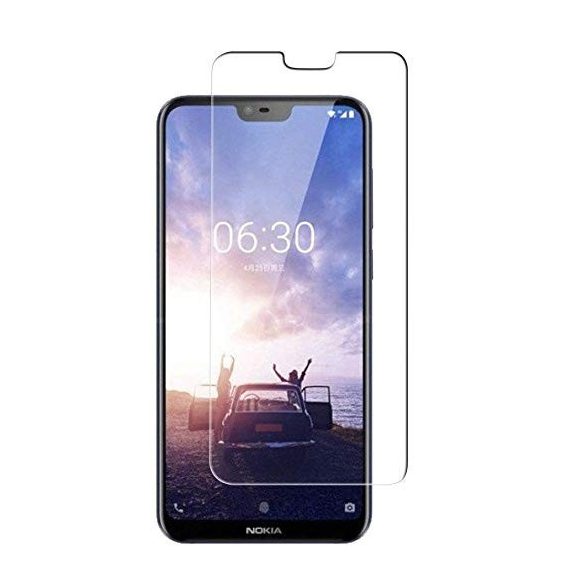 Wozinsky Nokia X6/6.1 Plus kijelzővédő edzett üvegfólia (tempered glass) 9H keménységű (nem teljes kijelzős 2D sík üvegfólia), átlátszó