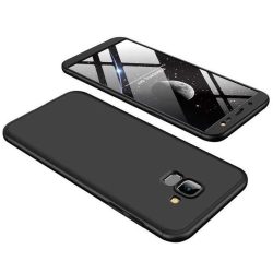   Full Body Case 360 Samsung Galaxy J6 (2018), hátlap, tok, fekete