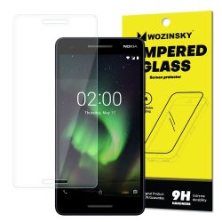   Wozinsky Nokia 2.1 kijelzővédő edzett üvegfólia (tempered glass) 9H keménységű (nem teljes kijelzős 2D sík üvegfólia), átlátszó