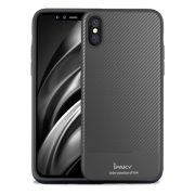   iPaky iPhone Xs Max Carbon Fiber flexible hátlap, tok, szürke