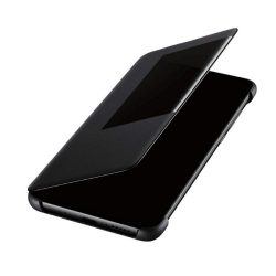 Huawei Mate 20 Smart View, oldalra nyíló tok, fekete