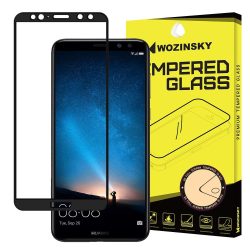   Wozinsky Huawei Mate 10 Lite 5D Full Glue teljes kijelzős edzett üvegfólia (tempered glass) 9H keménységű, tokbarát, fekete