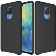   Silicone Flexible Rubber Huawei Mate 20 szilikon hátlap, tok, fekete