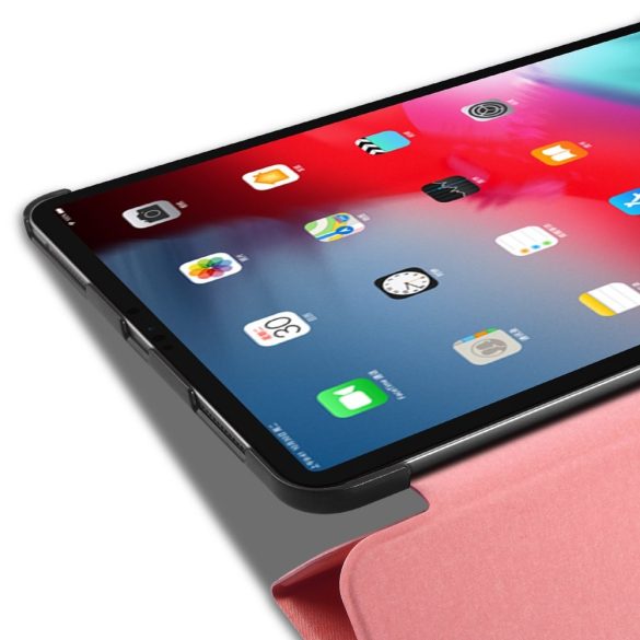 Dux Ducis Domo Series iPad Pro 11 (2018) smart tok, rózsaszín