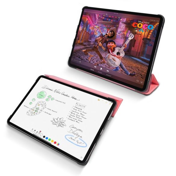 Dux Ducis Domo Series iPad Pro 11 (2018) smart tok, rózsaszín