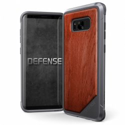   X-Doria Defense Lux Samsung Galaxy S8 Plus hátlap, tok, grafitszürke-barna