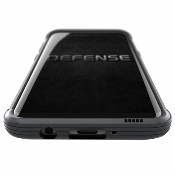X-Doria Defense Lux Samsung Galaxy S8 Plus hátlap, tok, grafitszürke-barna